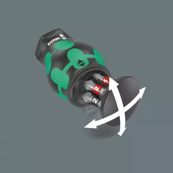 Wera Kraftform compact Stubby Magazin 2 Cacciavite multibit Cacciavite a taglio