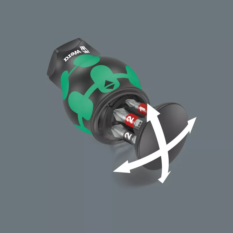 Wera Kraftform compact Stubby Magazin 2 Cacciavite multibit Cacciavite a taglio