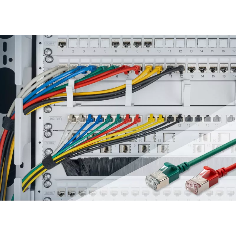 Cavo patch Digitus CAT 6A classe Ea F/FTP 5m nero