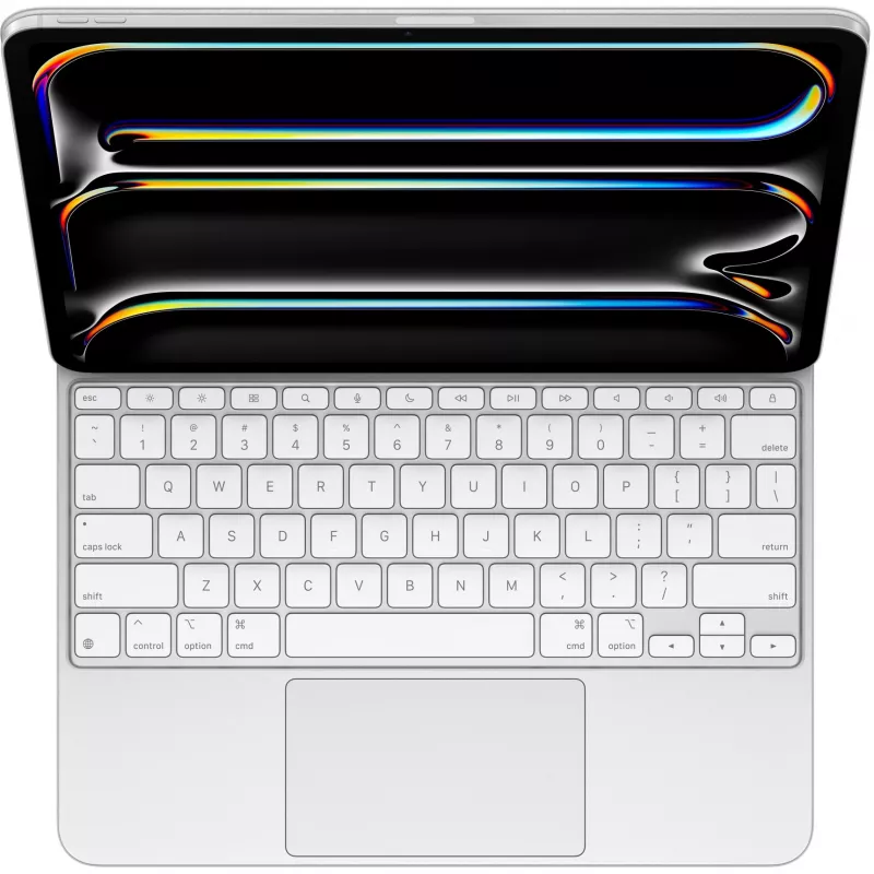 Apple Magic Keyboard per iPad Pro 13 pollici M4 US English bianco QWERTY