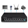 Esperanza ENS106 switch PoE 10 porte 10/100 96 W