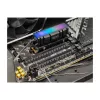 Dissipatore di calore DELOCK 18460 per SSD M.2 2280 — alluminio/rame, RGB 5V, nero