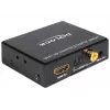 Estrattore audio HDMI stereo / 5.1 canali 4K, adattatore nero