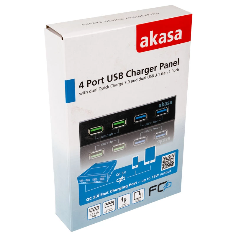 Pannello frontale Akasa AK-ICR-34 universale