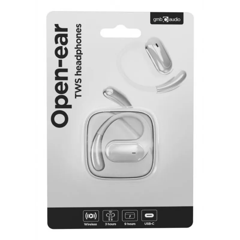 Gembird OWS-01-W auricolari Bluetooth TWS open-ear, bianchi