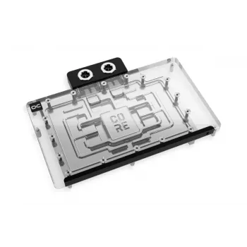 Backplate Alphacool 10268 acrilico alluminio cromo rame nylon nero 160,8 mm