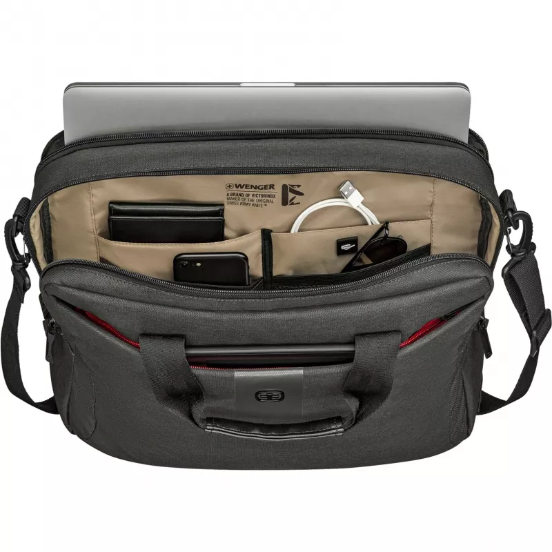 Cartella portadocumenti Wenger SwissGear MX Eco Brief 40,6 cm 16 pollici grigio