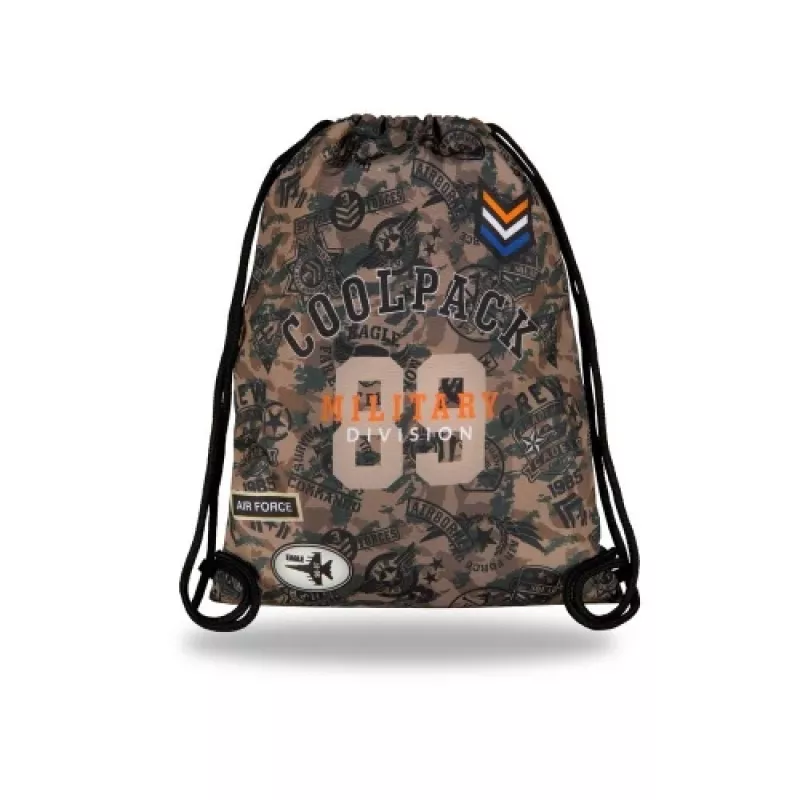 Sacca sportiva Coolpack Sprint Sprint Badges ragazzo