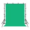 Set treppiedi per sfondo Puluz PKT5204 2×2 m con 3 sfondi – set supporti per sfondo da studio