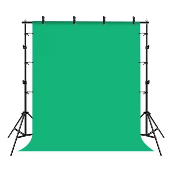 Set treppiedi per sfondo Puluz PKT5204 2×2 m con 3 sfondi – set supporti per sfondo da studio