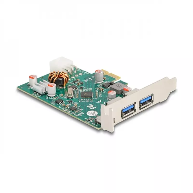 Scheda PCI Express x1 DeLOCK USB Type-C PD 30W 2x USB Type-A 5Gbps
