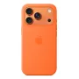 Custodia in silicone Apple iPhone 17 Pro MagSafe arancione custodia
