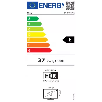 Sharp | 40HF3265E | 40 pollici | Smart TV | Google TV