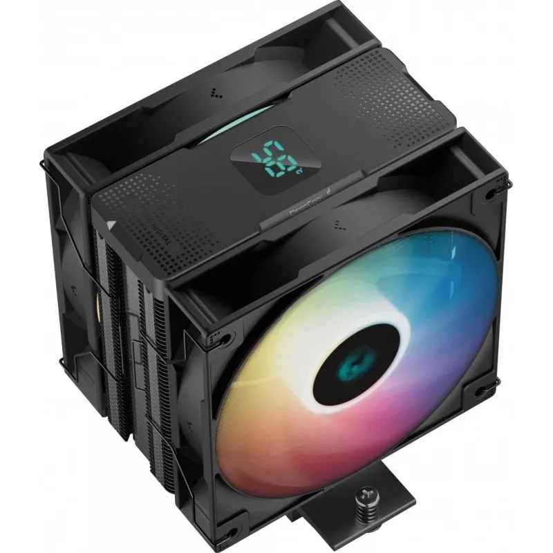 Dissipatore ad aria per processore DeepCool AG400 Digital Plus 12 cm nero 1 pezzo