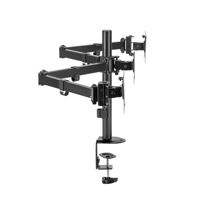 Supporto per monitor SBOX LCD-352/3-2 per schermi 13–27 pollici, 3 bracci, max 9 kg per braccio, VESA 100x100