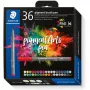 Brush Pen Staedtler Pigment Arts 36 colori