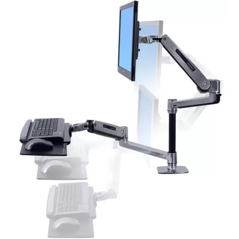 ERGOTRON WorkFit-LX, sistema di montaggio sit-stand per scrivania