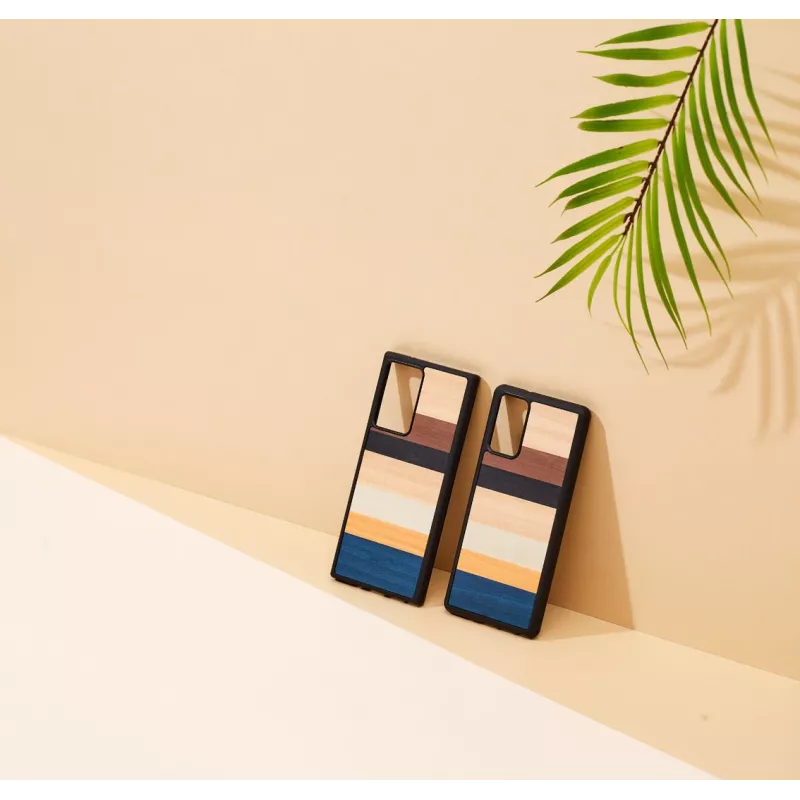 Custodia per cellulare Man and Wood per Samsung Galaxy Note 20 — nero