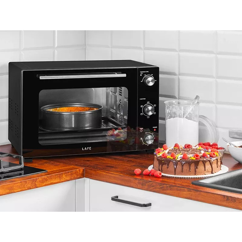 LAFE HeatMaster PIW-005 Forno elettrico, 48 L, 1800 W, ventilato, girarrosto