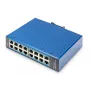 Digitus switch di rete Gigabit Ethernet 16 porte, industriale, unmanaged