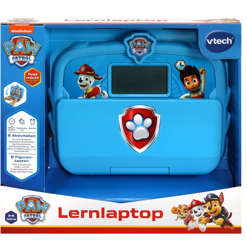 PAW Patrol laptop didattico, computer didattico blu