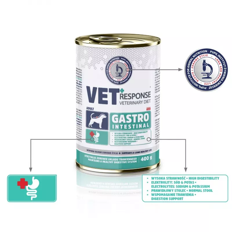 VET RESPONSE Gastrointestinal - umido per cani - 400 g