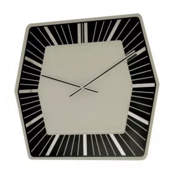 NeXtime orologio da parete 8128zw Hexagon, 43x43 cm, bianco