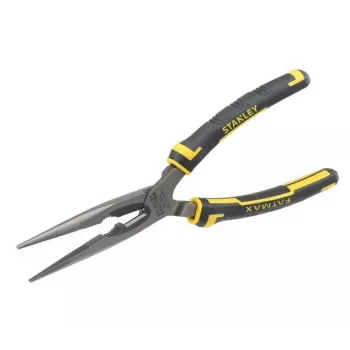 Pinza a becchi tondi Stanley FatMax Long Nose Pliers nero giallo 200 mm 203 g