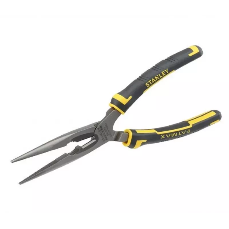 Pinza a becchi tondi Stanley FatMax Long Nose Pliers nero giallo 200 mm 203 g