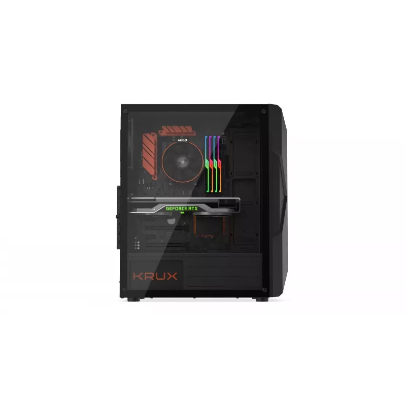 Krux ASTRAL - PC - nero - ATX - micro ATX - Mini-ITX - Gaming - 15,9 cm - 29 cm