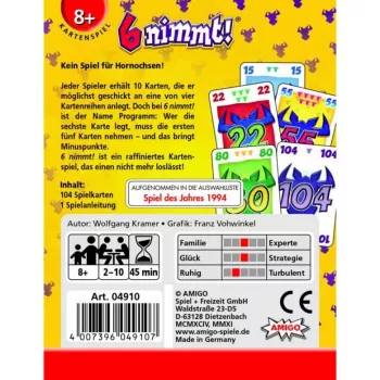 Amigo 6 nimmt!, gioco di carte