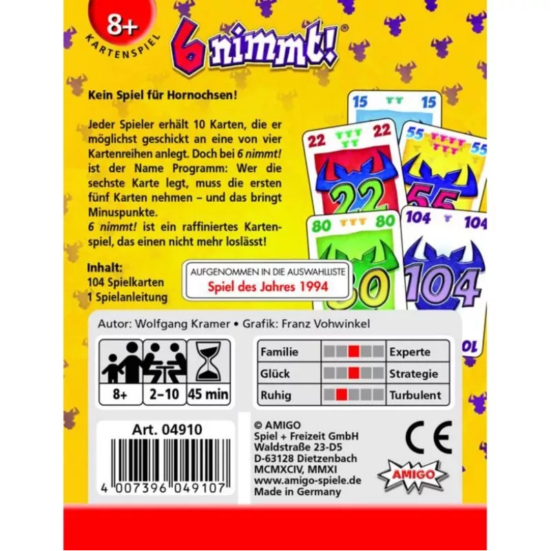 Amigo 6 nimmt!, gioco di carte
