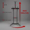 Supporto / carrello TV Maclean, ripiano per camera, su ruote, 37-70, carico max 45 kg / ripiano 5 kg, VESA max 600x400, MC-113 B