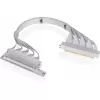 Cavo riser Thermaltake PCI-E 4.0 Dual 90 Degree, 40 cm, bianco (AC-077-CO6OTN-C1)