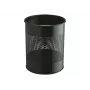 Cestino portarifiuti robusto - rotondo - 15 L - acciaio