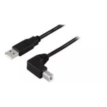 Microconnect USBAB2ANGLE10 Cavo USB 10 m USB A USB B nero