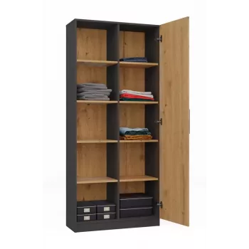 Modulo aggiuntivo libreria Topeshop RD-80 ANT/ART KPL, 10 ripiani, truciolare, 800×300×1820 mm