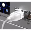 Ubiquiti UACC-Cable-Patch-EL-0.15M-W Cavo di rete traslucido, bianco Cat6
