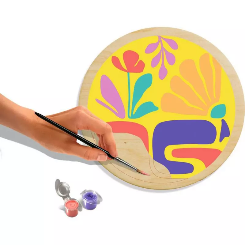 Set puzzle Ravensburger CreArt Wooden - Organic Vibrations, set puzzle creativo in legno