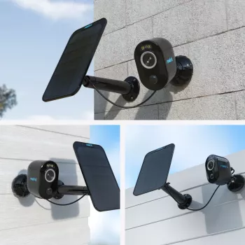 Reolink Argus Series B330 Telecamera di sorveglianza Wi-Fi nera 5MP (2880x1616), a batteria, protezione meteorologica IP65, visione notturna a colori, rilevamento intelligente