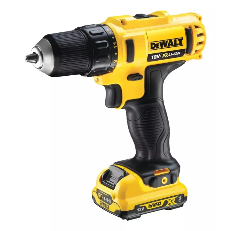 DeWALT DCD avvitatore trapano a batteria senza chiave 10,8V Li-Ion, spina europea
