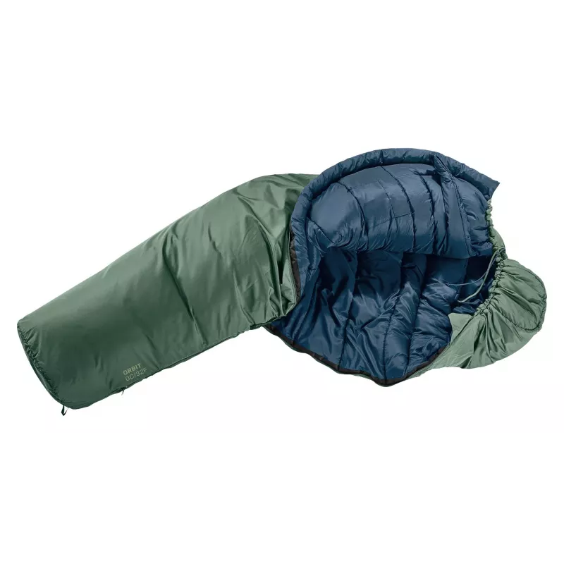 Deuter Orbit 0C/32F sacco a pelo sintetico, 185 cm, Ivy/Ink
