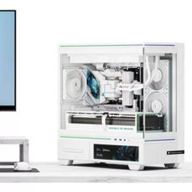Thermalright TL-M10 Vision case PC, case mini, mATX, RGB, vetro temperato – bianco