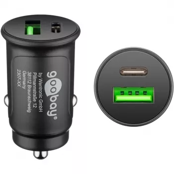 Goobay 59521 caricabatterie mobile universale nero accendisigari ricarica rapida auto