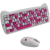 Set tastiera e mouse wireless CANYON HSET-W6 Pink Kitty Edition