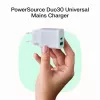 Alimentatore Green Cell PowerSource Solo30 30W bianco — caricabatterie USB-C, potenza in uscita 30 W
