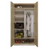 Armadio Top E Shop SD-90 SON KPL, struttura color rovere, 7 ripiani, 2 ante