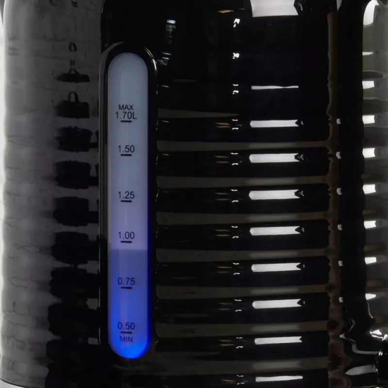 Bollitore elettrico Petra 1,7 l 3 kW nero