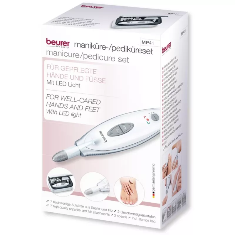 Beurer MP 41 Set argento, bianco