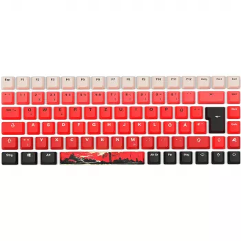 Tastiera gaming meccanica Sharkoon SKILLER SGK50 S3 rossa/nera con illuminazione RGB